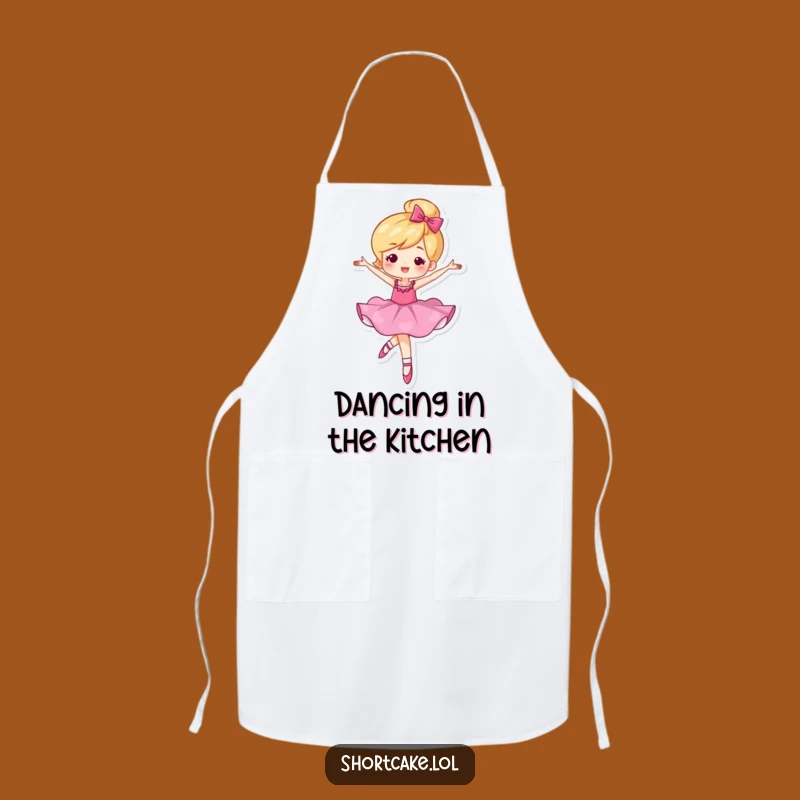 Funny Shortcake Ballet Apron: Cook and Dance with Whimsical, Humorous Style