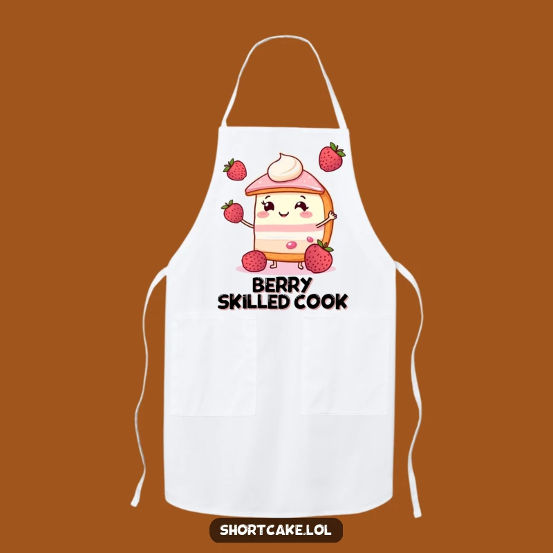 Funny Juggling Shortcake Apron: Joyful Gift for Sweet Chefs!