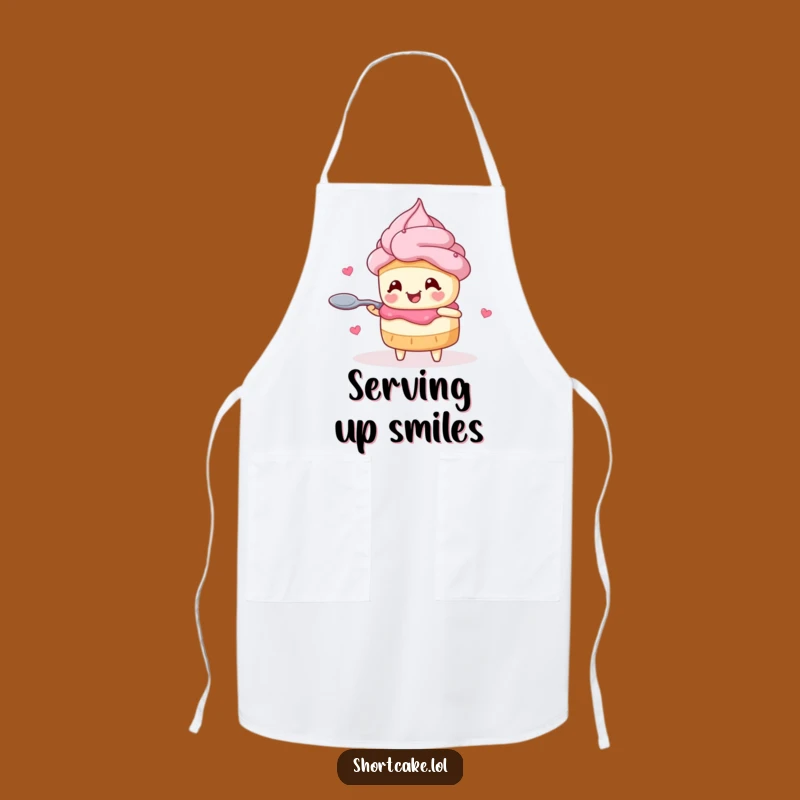 Funny Shortcake Apron: Bake with Joy in this Sweet Kitchen Accessory, Funny Gift