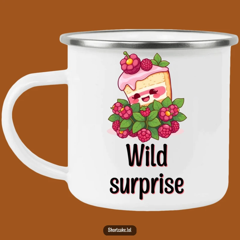 Funny Shortcake Surprise Camping Mug: Berry Bush Cup, Perfect Trail Funny Gift