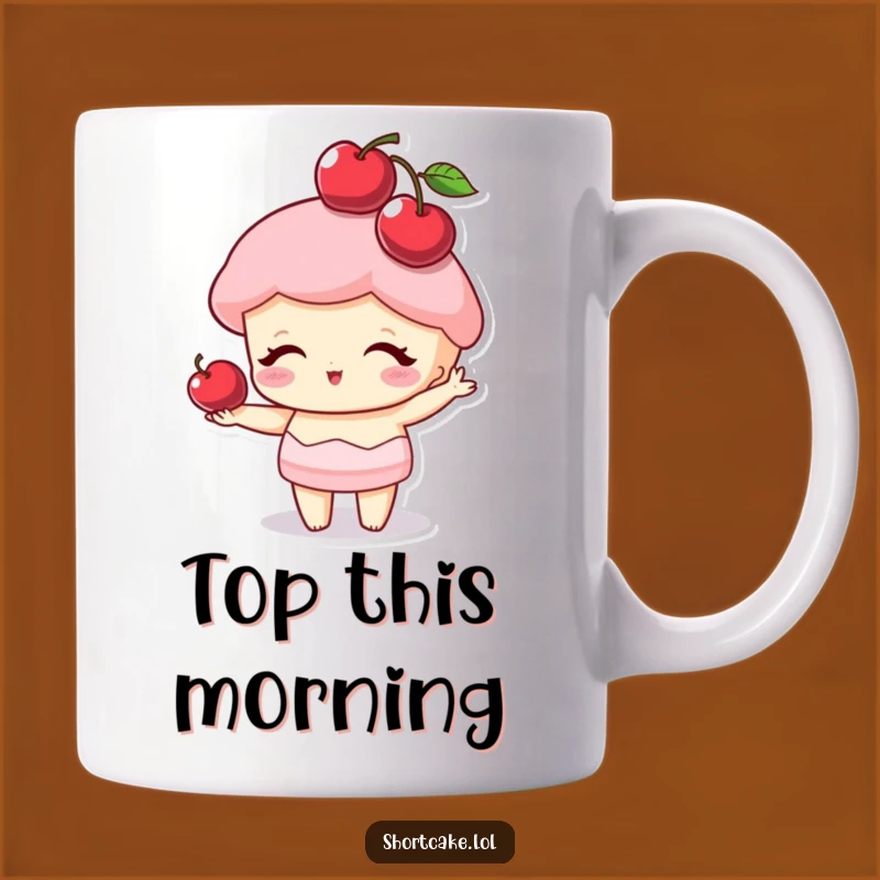 Funny Cherry Hat Shortcake Mug: A Hilarious and Sweet Gift for Dessert Fans