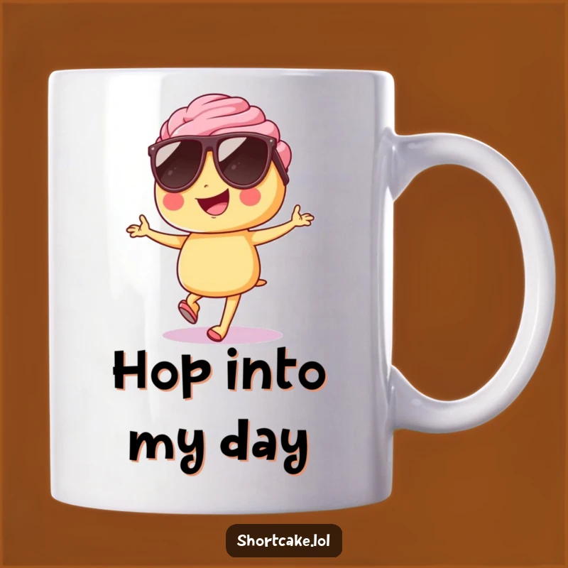 Funny Shortcake Sunglasses Hop Mug - The Coolest Coffee Cup Gift!