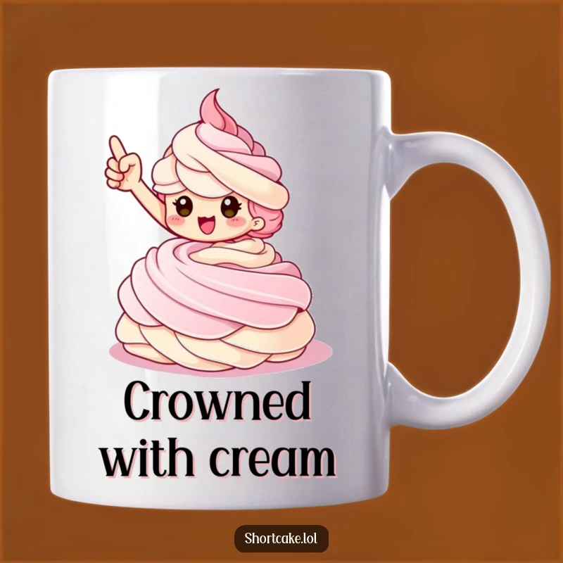 Funny Shortcake Triumphant Mug: Sweet Victory Dessert Lover Gift, Perfect Funny Gift