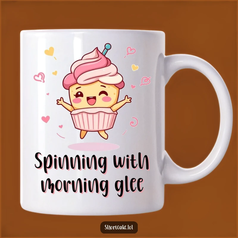 Funny Shortcake Spin Mug: Celebrate Sweet Victories