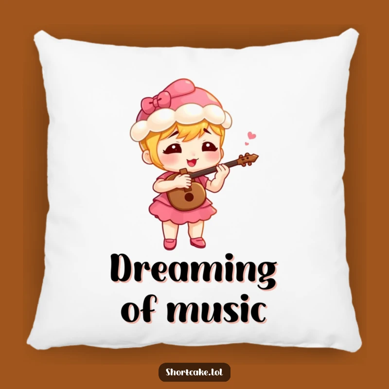 Funny Fife Playing Shortcake Pillow: Cozy Comfort Meets Musical Charm