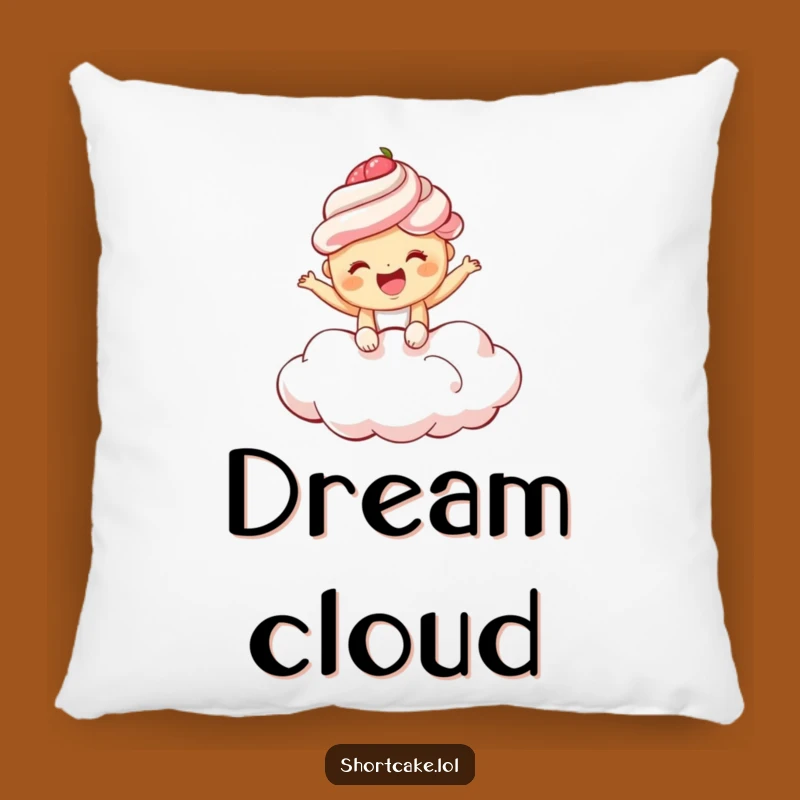 Funny Giggling Shortcake Pillow: Heavenly & Joyful Dessert Gift