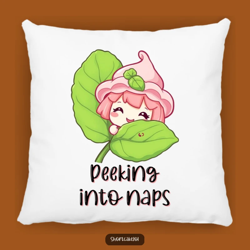 Funny Shortcake Peeking Pillow: Soft Sweet Dessert Cushion, Adorable Funny Gift