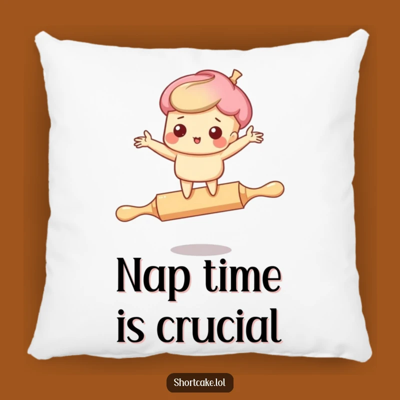 Funny Shortcake Rolling Pin Pillow: Comfy Comfort With A Hilarious Twist