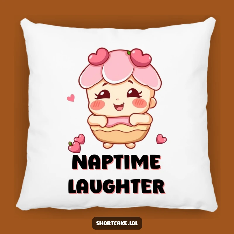 Funny Giggling Shortcake Pillow: Snuggle Up with Joy, Perfect Funny Gift