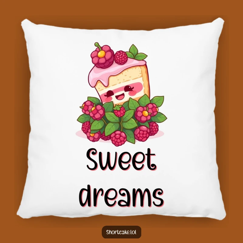 Funny Shortcake Surprise Pillow: Cozy Berry Bush Cushion, Great Funny Gift Accent