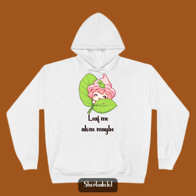 Cozy Funny Shortcake Peeking Hoodie: Warm Sweet Dessert Wear, Great Funny Gift