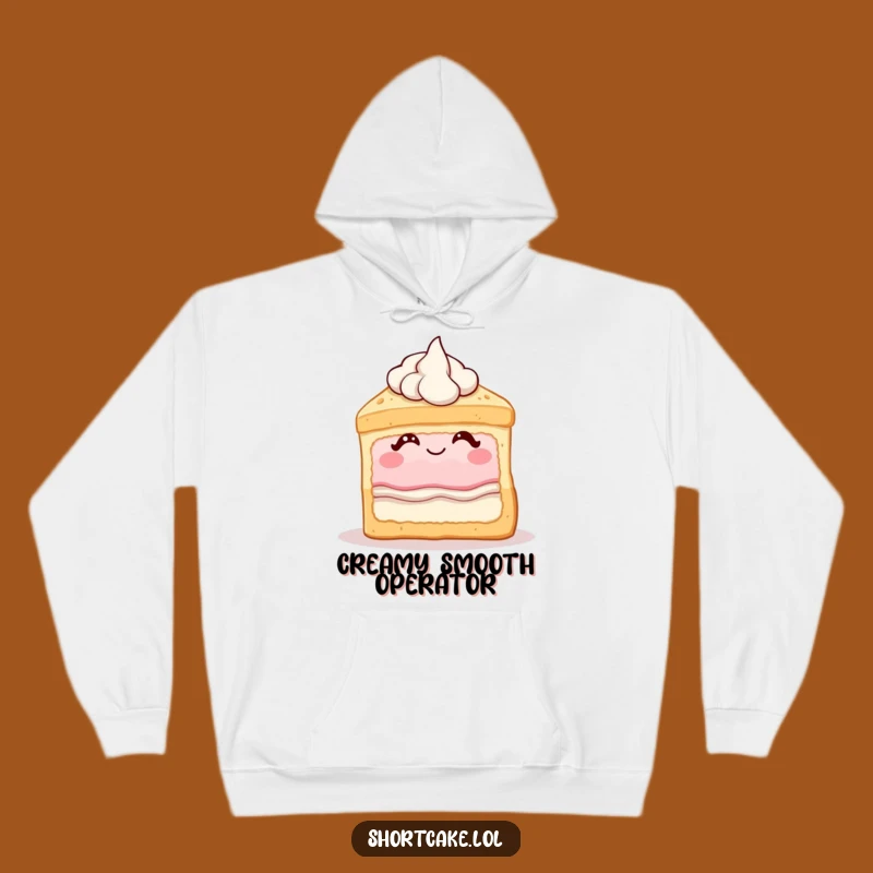 Funny Shortcake Wink Hoodie: Cozy & Hilarious Dessert Gift