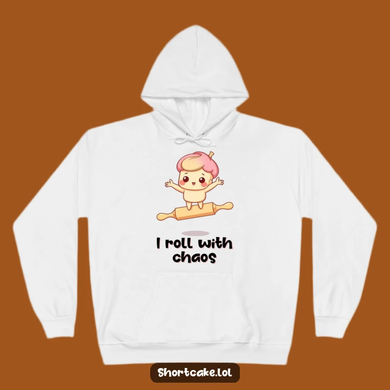 Funny Shortcake Rolling Pin Hoodie: Cozy Up With This Hilarious Dessert Design