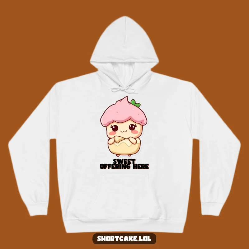 Funny Sweet Shortcake Hoodie - Sharing Dessert Cozy Gift