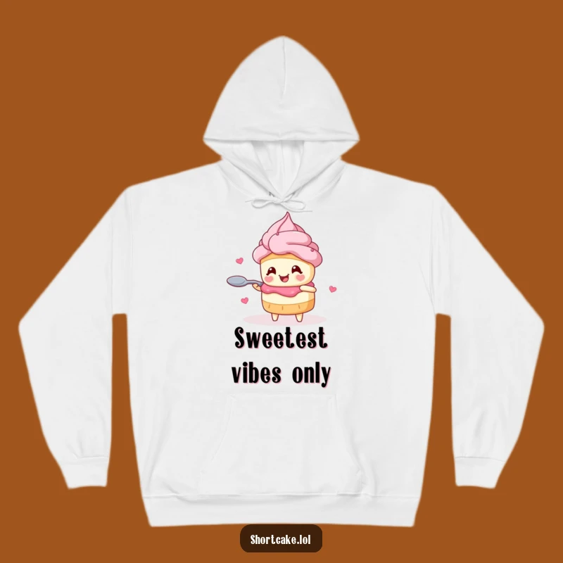 Funny Shortcake Hoodie: Cozy Dessert Vibes, Ultimate Funny Gift for Sweet Tooths