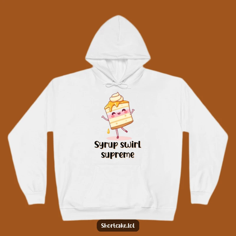 Cozy Funny Shortcake Pirouette Hoodie: Warm Yourself with Whimsical Dessert Humor