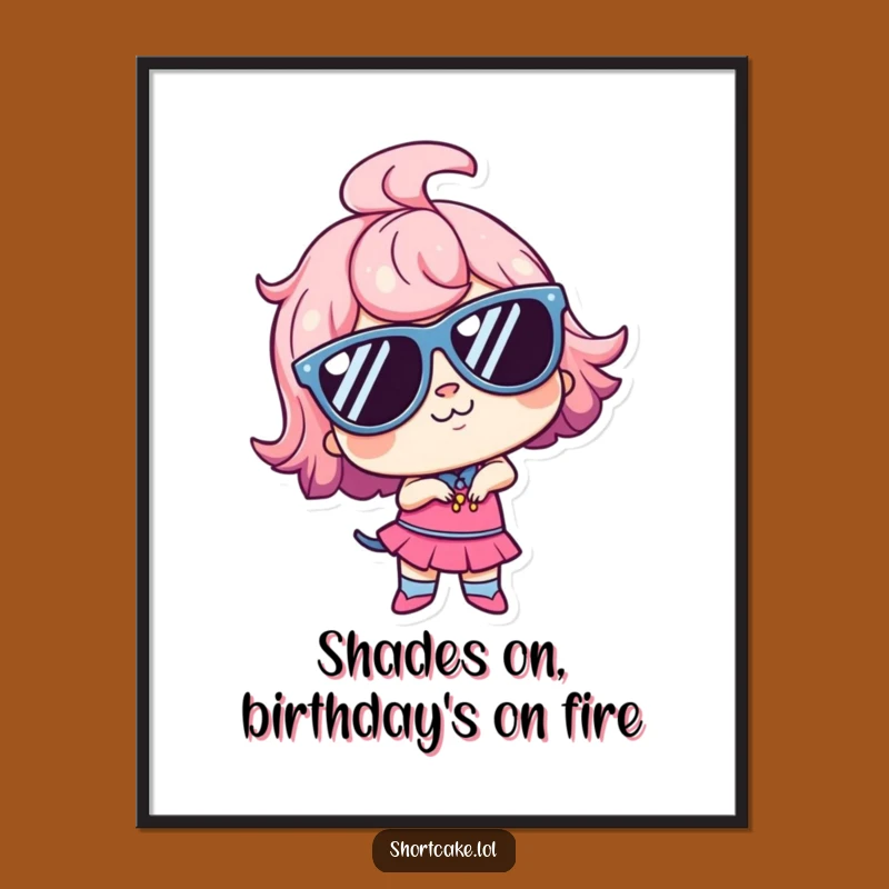 Free Printable Goofy Shortcake Wall Art - Funny Downloadable Decor for a Playful Vibe