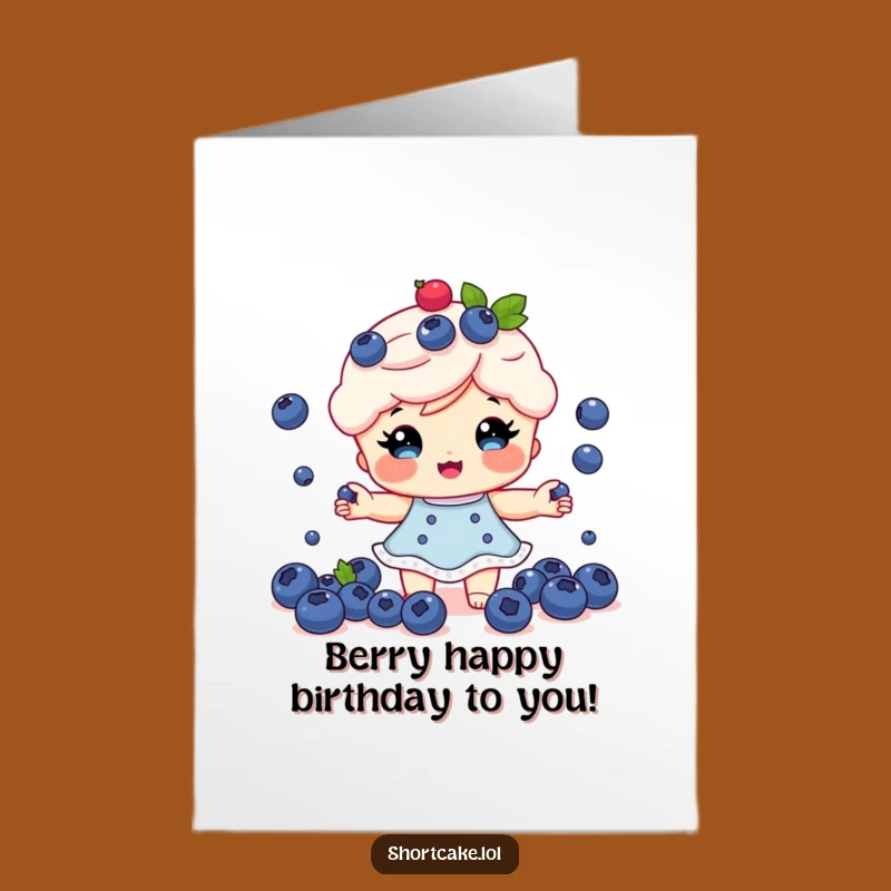 Free Printable Juggling Shortcake Birthday Card - Sweet Downloadable Fun
