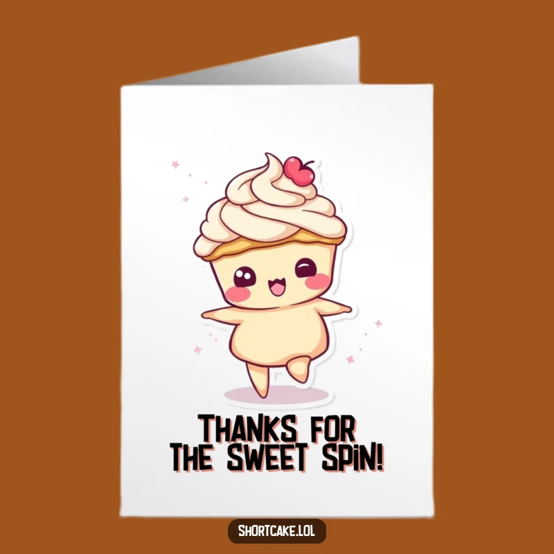 Delightful Free Printable Thank You Card: Shortcake's Happy Spin, Downloadable Gratitude