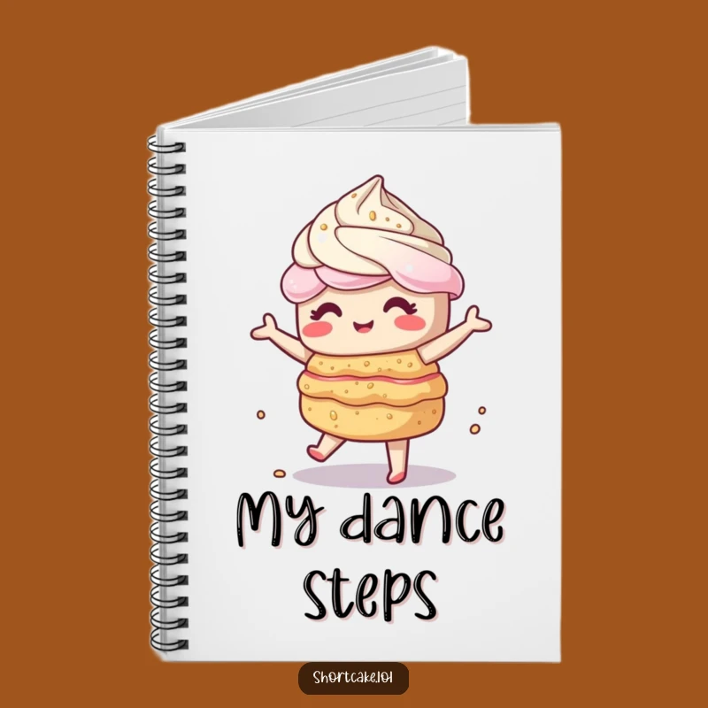 Funny Wobbling Shortcake Notebook: Jot Down Moves with Sweet Rhythm
