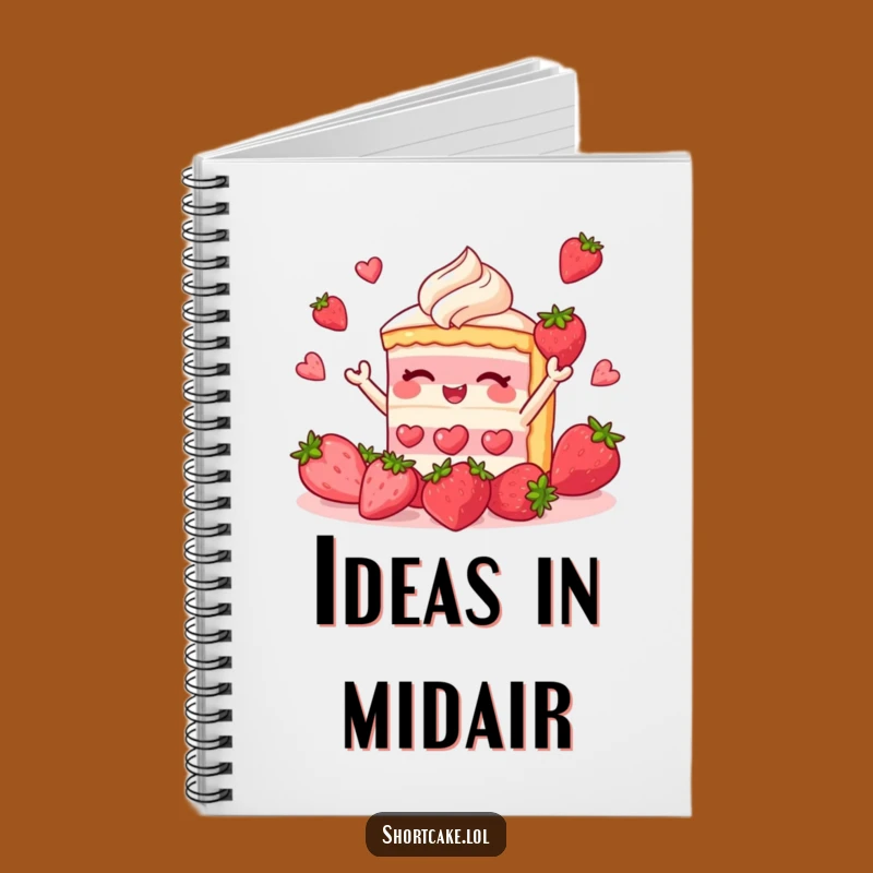 Funny Shortcake Juggling Notebook: Hilarious Gift for Sweet Ideas