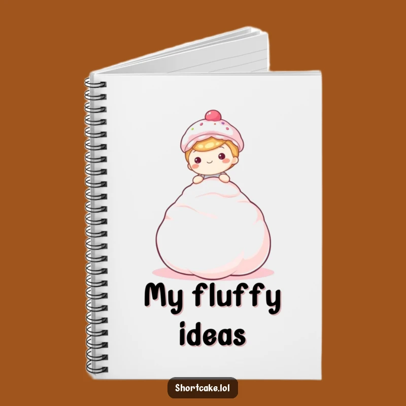 Funny Meringue Shortcake Notebook – Jot Down Sweet Ideas!