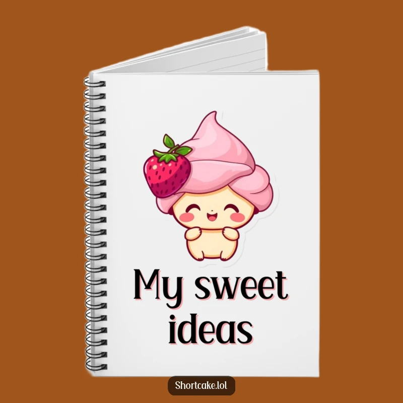 Funny Shortcake Notebook: Happy Berry Journal, Perfect Humorous Creative Gift