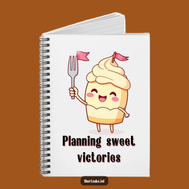 Funny Jubilant Shortcake Flag Notebook: Record Celebratory Ideas with Enthusiasm