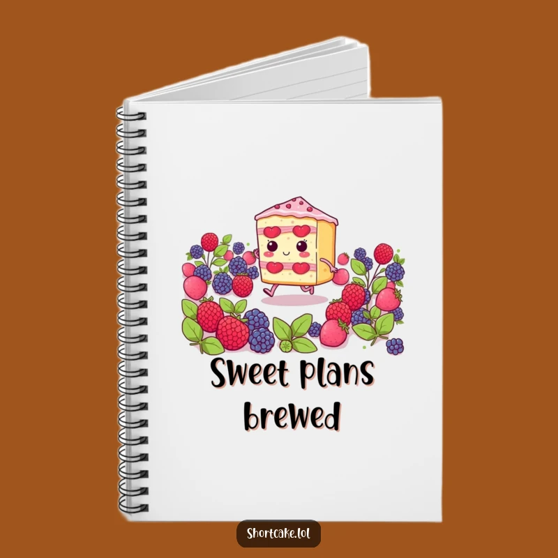 Funny Shortcake Skipping Slice Notebook: Jot Down Sweet Ideas with Humor