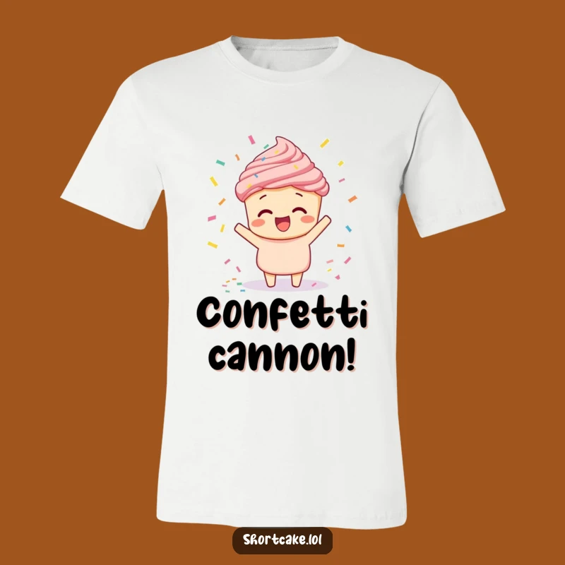 Funny Confetti Shortcake T-Shirt: Wear the Celebration with This Funny Gift