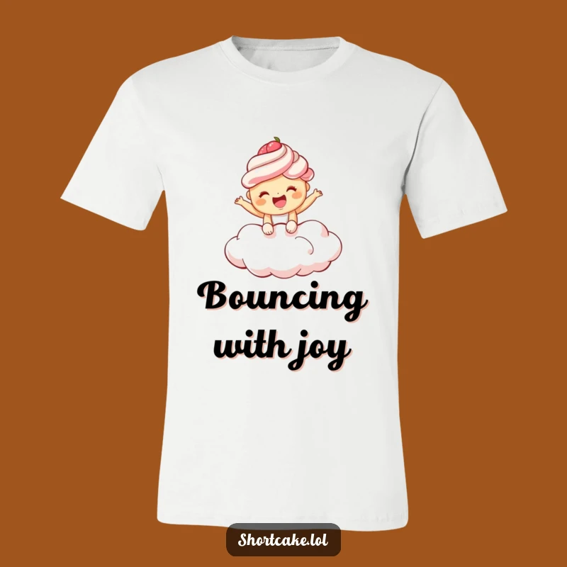 Funny Giggling Shortcake Tee: Heavenly & Joyful Gift for Dessert Fans
