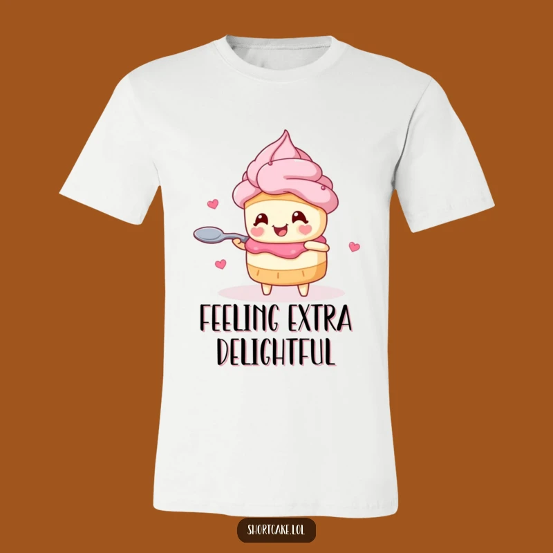 Funny Shortcake T-Shirt: Joyful Dessert Lover Apparel, Perfect Funny Gift