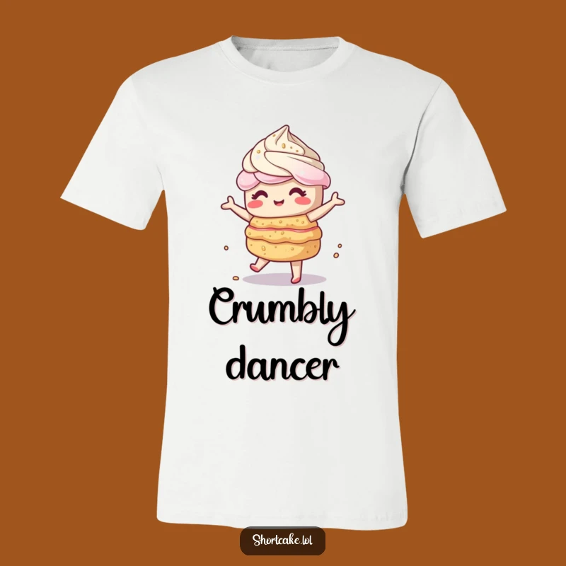 Funny Wobbling Shortcake T-Shirt: Wear Your Moves with Sweet Humor