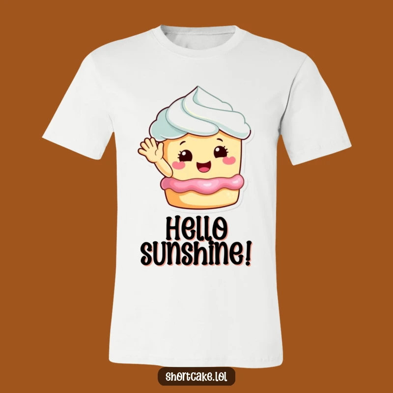 Funny Happy Shortcake Wave T-Shirt: Wear a Smile with This Sweet Funny Gift