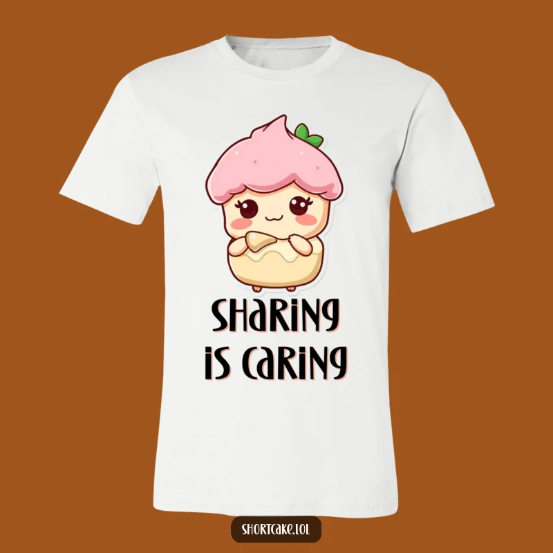 Funny Sweet Shortcake T-Shirt - Sharing Dessert Tee Gift