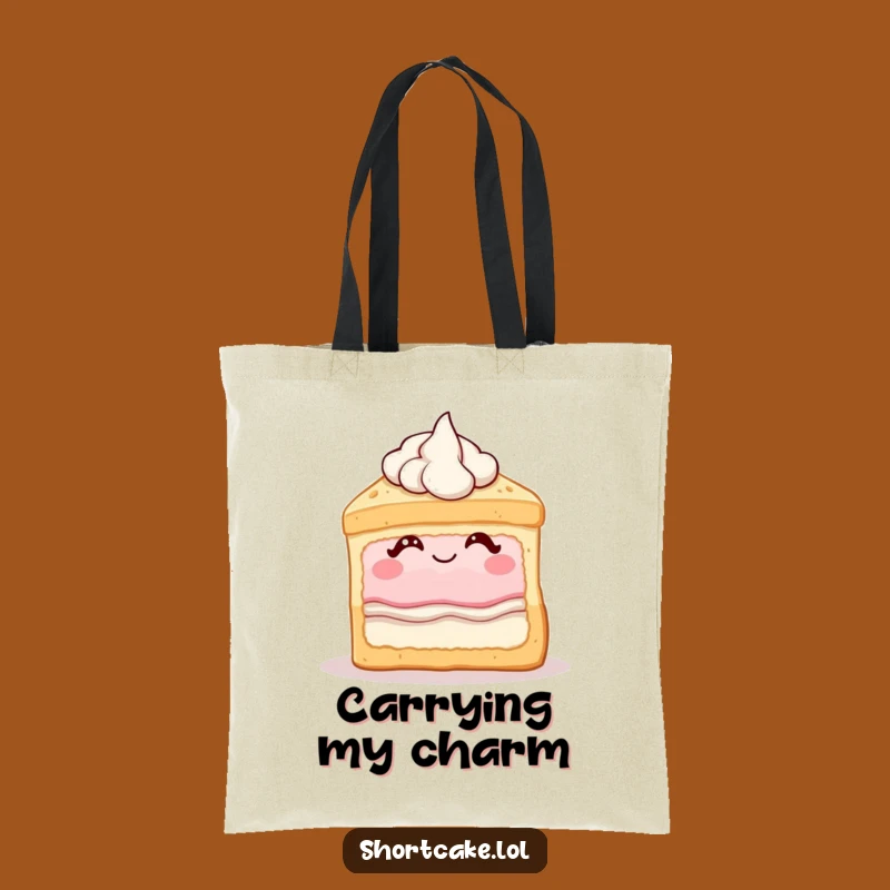 Funny Shortcake Wink Tote Bag: Stylish & Hilarious Gift