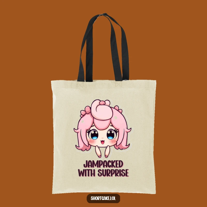 Funny Shortcake Tote Bag: Carry Your Sweet Surprises